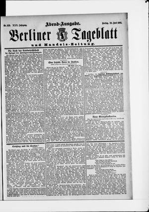 Berliner Tageblatt und Handels-Zeitung vom 28.06.1901
