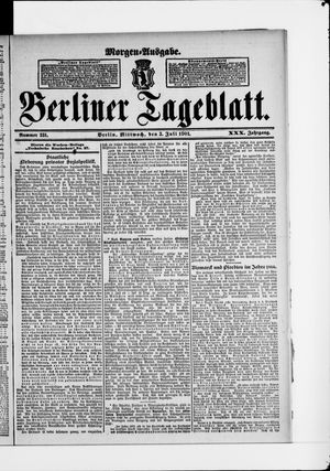 Berliner Tageblatt und Handels-Zeitung vom 03.07.1901