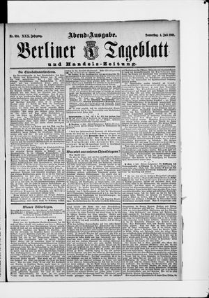 Berliner Tageblatt und Handels-Zeitung vom 04.07.1901