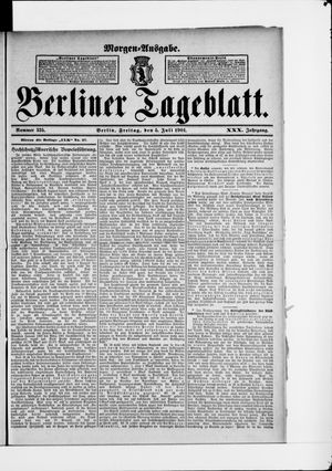 Berliner Tageblatt und Handels-Zeitung vom 05.07.1901