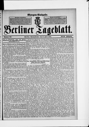 Berliner Tageblatt und Handels-Zeitung vom 06.07.1901
