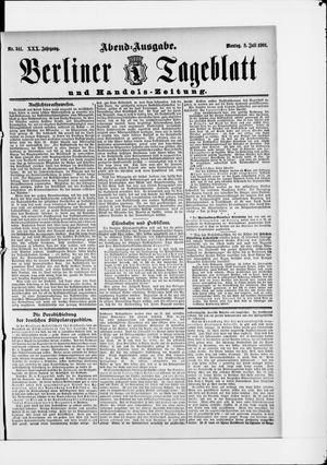 Berliner Tageblatt und Handels-Zeitung vom 08.07.1901