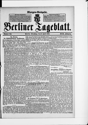 Berliner Tageblatt und Handels-Zeitung vom 09.07.1901