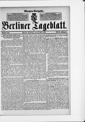 Berliner Tageblatt und Handels-Zeitung vom 12.07.1901