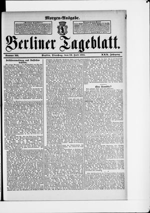 Berliner Tageblatt und Handels-Zeitung vom 23.07.1901