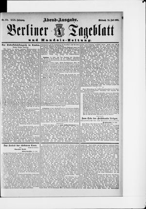 Berliner Tageblatt und Handels-Zeitung vom 24.07.1901