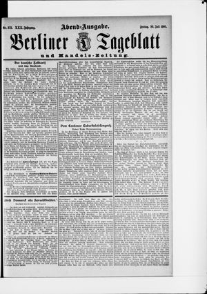 Berliner Tageblatt und Handels-Zeitung vom 26.07.1901