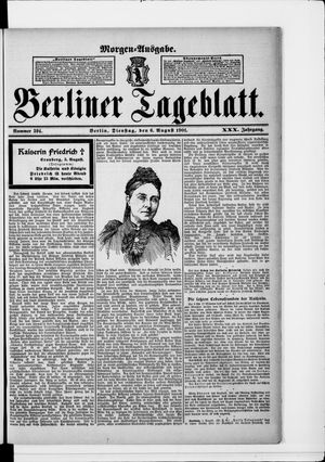 Berliner Tageblatt und Handels-Zeitung vom 06.08.1901