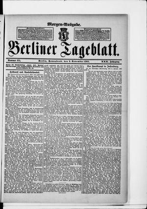Berliner Tageblatt und Handels-Zeitung vom 09.11.1901