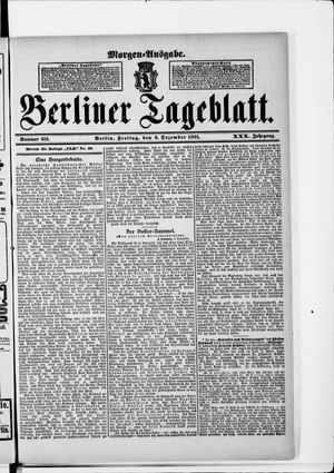 Berliner Tageblatt und Handels-Zeitung on Dec 6, 1901
