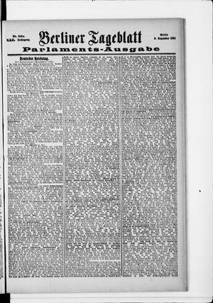 Berliner Tageblatt und Handels-Zeitung vom 08.12.1901