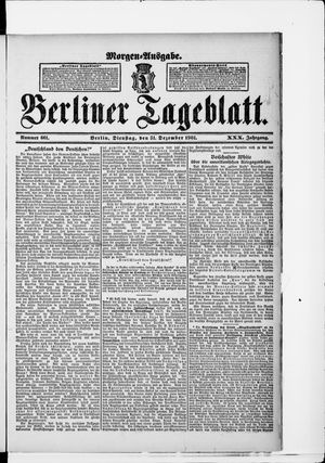Berliner Tageblatt und Handels-Zeitung on Dec 31, 1901