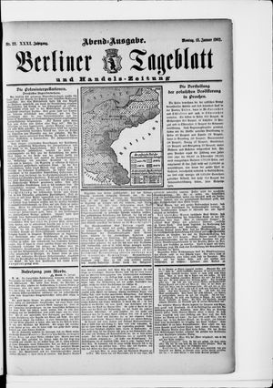 Berliner Tageblatt und Handels-Zeitung on Jan 13, 1902