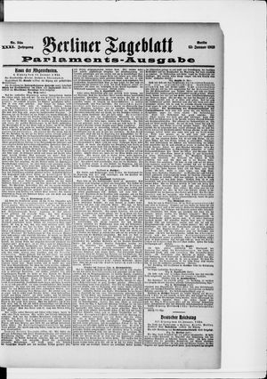 Berliner Tageblatt und Handels-Zeitung vom 15.01.1902