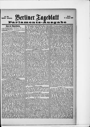 Berliner Tageblatt und Handels-Zeitung vom 17.01.1902