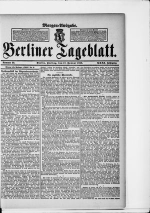 Berliner Tageblatt und Handels-Zeitung vom 17.01.1902