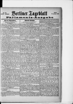 Berliner Tageblatt und Handels-Zeitung vom 29.01.1902