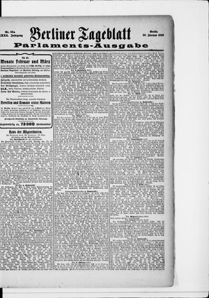 Berliner Tageblatt und Handels-Zeitung vom 30.01.1902
