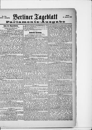 Berliner Tageblatt und Handels-Zeitung vom 31.01.1902