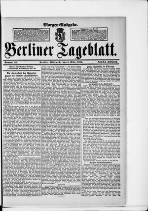 Berliner Tageblatt und Handels-Zeitung vom 05.03.1902