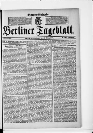 Berliner Tageblatt und Handels-Zeitung vom 08.03.1902