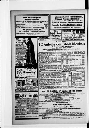 Berliner Tageblatt und Handels-Zeitung on Mar 12, 1902