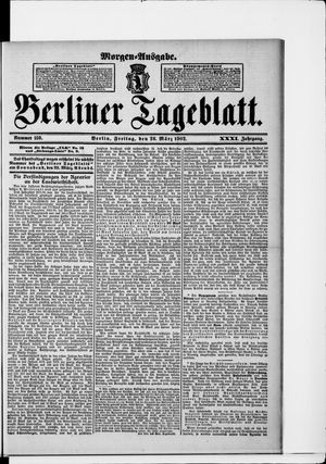 Berliner Tageblatt und Handels-Zeitung vom 28.03.1902