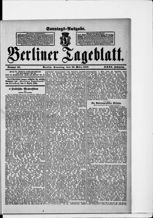 Berliner Tageblatt und Handels-Zeitung vom 30.03.1902