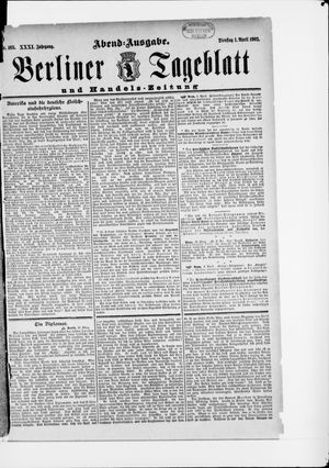 Berliner Tageblatt und Handels-Zeitung vom 01.04.1902