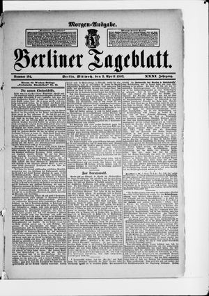 Berliner Tageblatt und Handels-Zeitung vom 02.04.1902