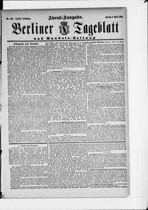 Berliner Tageblatt und Handels-Zeitung vom 04.04.1902