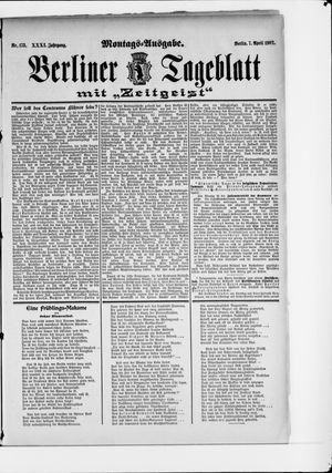 Berliner Tageblatt und Handels-Zeitung vom 07.04.1902