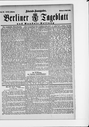 Berliner Tageblatt und Handels-Zeitung vom 14.04.1902