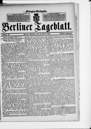 Berliner Tageblatt und Handels-Zeitung vom 18.04.1902