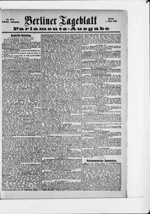 Berliner Tageblatt und Handels-Zeitung vom 01.05.1902