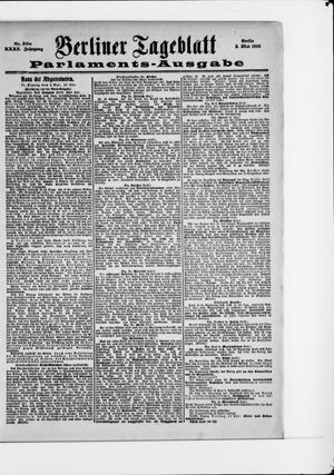 Berliner Tageblatt und Handels-Zeitung vom 02.05.1902