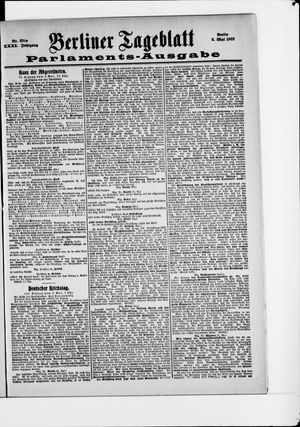Berliner Tageblatt und Handels-Zeitung on May 3, 1902