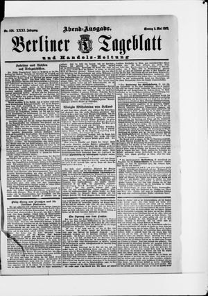 Berliner Tageblatt und Handels-Zeitung vom 05.05.1902