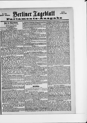 Berliner Tageblatt und Handels-Zeitung vom 06.05.1902