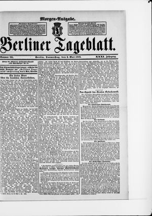 Berliner Tageblatt und Handels-Zeitung vom 08.05.1902