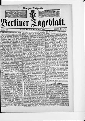 Berliner Tageblatt und Handels-Zeitung vom 13.05.1902