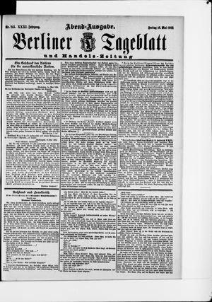 Berliner Tageblatt und Handels-Zeitung vom 16.05.1902