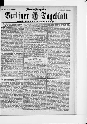 Berliner Tageblatt und Handels-Zeitung on May 17, 1902