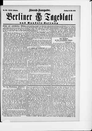 Berliner Tageblatt und Handels-Zeitung vom 20.05.1902