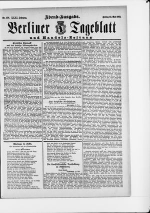 Berliner Tageblatt und Handels-Zeitung vom 23.05.1902