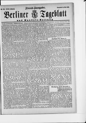 Berliner Tageblatt und Handels-Zeitung vom 24.05.1902