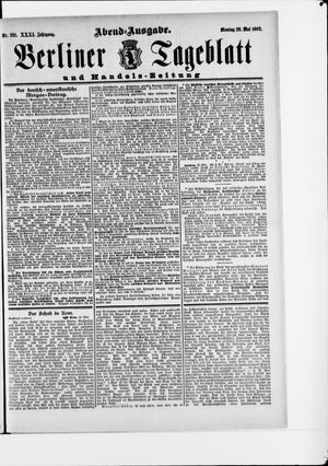Berliner Tageblatt und Handels-Zeitung vom 26.05.1902