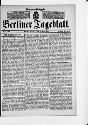 Berliner Tageblatt und Handels-Zeitung on May 30, 1902
