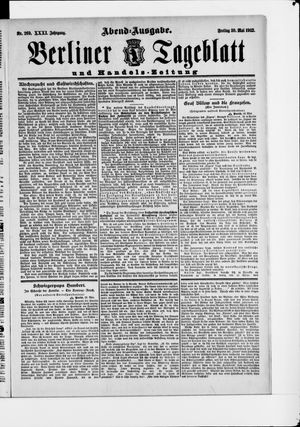 Berliner Tageblatt und Handels-Zeitung on May 30, 1902