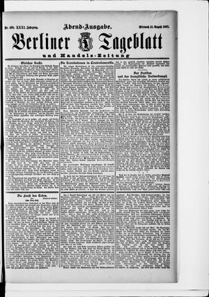 Berliner Tageblatt und Handels-Zeitung vom 13.08.1902